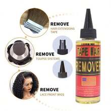Tape In Extension Remover Fast Acting Glue Remover Spray For Lace Wigs Hair Glue Bonding Residue Remover Solvent Removes Adhesive Hair Glue Toupees Double Sided Extension Tape White C-22 Solvent Spray Adhesive Remover For Lace Wigs, Adhesives, And Hair System Glues