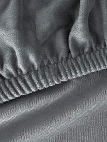 1件套弹力丝绒扶手椅套，弧形椅套，靠背套，高扶手套，简约无衬里，适用于卧室、客厅、书房等各种光线充足的空间。 - 深灰色 - 查看 4