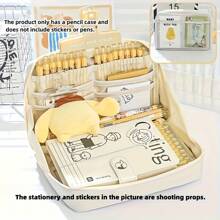 Back-To-School Gifts: Large-Capacity Pen Case, Multi-Layer Stationery Storage Bag, Desktop Organizing Box, Spacious Stationery Case, Portable Cosmetic Bag, Suitable For Office Desktop Organization, Available In Multiple Colors. The Large-Capacity Pen Holder Enables You To Store Your Belongings Neatly And Easily