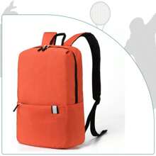 1 pièce Sac à dos décontracté et léger, à la mode, design simple et léger à grande capacité, fermeture éclair, convient pour le trajet quotidien, les voyages et plus