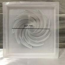 Molde Para Gelatina En Forma De Rehilete. Material resistente y reutilizables. Desmolda rápidamente - Blanco - Ver 7