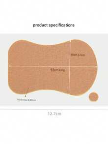 10/20/30/50 piezas Almohadillas desechables para el sudor debajo de los brazos de tela no tejida, color blanco simple, protección contra el sudor efectiva y duradera, absorbente invisible, cómoda para las axilas, almohadillas para el sudor adecuadas para viajes al aire libre, unisex, viajes, deportes, al aire libre, cuidado corporal de verano