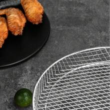 Upgrade Fryer Rack Three Stackable Dehydrator Racks For Airfryer Stainless Steel Round Fryer Rack All 4.2QT - 5.8QT FryerOven Press Cooker - A - Xem 5