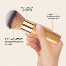 Bronze Tan Self Tanning Brush Self Tanner Applicator For Face Makup Kabuki Brush For Self Tanner Powder Foundation Bronzing Lotion Tanner Spray Tanning Mousse Shimmer Glow