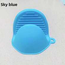 1/2/6 Pcs Black/Grey/Orange/Green/Red Silicone Oven Mitts - Heat Resistant, Textured Grip Pot Holders With Hanging Loop, Suitable For Kitchen - Perfect For Cooking And Baking, Oven Gloves And Pot Holders - Multicolor - View 7