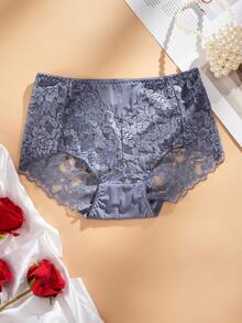 FOVTY 3 件套女士内裤性感蕾丝家居服内衣夜用内衣文胸瑜伽短裤 - 彩色 - 查看 5