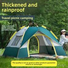 Outdoor Automatic Quick-Opening TentAutomatic Rainproof Sunshine-ProofTent Fishing Beach Sunshine Shelter 4Person Tents For Camping PortableFishing Hiking, Mountaineering, Hunting