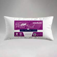 Large King Pillow 180 Thread Count 50x90 Firm Support Anti-Allergy Machine Washable - trắng - Xem 1
