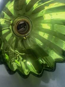 1pc Vintage Glass Wall Lamp With Adjustable Arm And Tulip Glass Shade, E27 Base, Fixed Wiring, Suitable For Bedside, Corridor, Bathroom Mirror Front, Decoration, Bulb Not Included