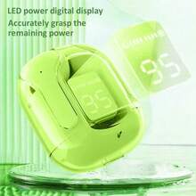 原装 TWS 透明无线蓝牙耳机 HIFI 音质无线耳机 蓝牙 5.3 适用于小米耳机 所有智能手机 - 彩色 - 查看 4