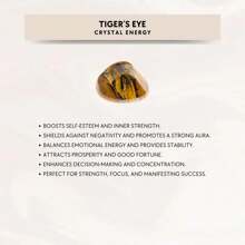 1pc Handmade Adjustable Tiger Eye Beaded Bracelet, Men's Bracelet, Crystal Handmade Jewelry Father's Day Gift Creative Godfather Gift Boyfriend Gift Gemstone Bracelet