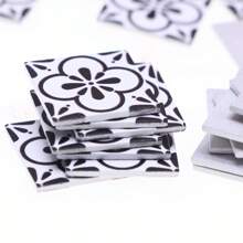 Set de 9 kits en miniatura de modelos de piso de madera, escenas en miniatura de cocina/habitación/sala de estar, decoración para casas de muñecas DIY, regalo de coleccionista aficionado