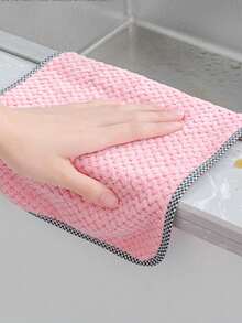 5/10 件加厚吸水可重复使用毛巾，柔软可机洗清洁布，适用于厨房、浴室、汽车、窗户、清洁用品 - 預設 - 查看 8