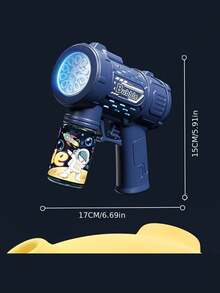 آلة فقاعات كهربائية لعبة- مثالية للأعراس وعيد الميلاد والاحتفالات العطلات (البطاريات والسائل غير مشمولان)، مناسبة ل- 11 مناسبة في جميع أنحاء العام