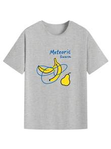 200g Cotton Women's Summer Short-Sleeved T-Shirt New For 2025 Print Design Resort Taste Tops That Are Easy To Match With Various Styles