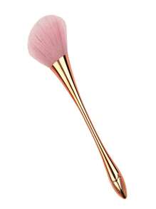 1 Stück Maniküre Staubpinsel mit schlankem Griff, Puder-Rouge Pinsel mit weichen Borsten, mit ABS-Kunststoffgriff, geruchlos für alle Hauttypen