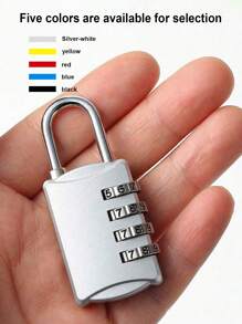 4-Digit Combination Lock, Keyless, Waterproof. Suitable For Helmet Lock, Locker, Various Boxes, Travel Gear