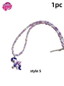 MY LITTLE PONY 1 Cute Cartoon Bebead Necklace - Character Pendant, My Little Pony Lover, Birthday, Gift For Girlfriend, Thanksgiving Christmas, Halloween Decorative Creative Gift,Valentine's Day, Graduation Gift, Birthday Gift, Gift, Birthday Decorative Gifts, Decorations,Valentine Day Valentines, Home Decor, Valentines Gifts