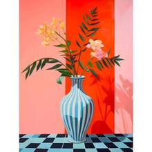 1pc Fall Vintage Modern Cactus Posters And Prints Canvas Painting Wall Arts Botanical Flower Vase Minimalist Pictures For Room Home Decor No Frame - Multicolor - View 12