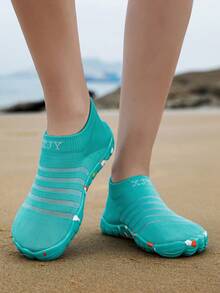 New Kids Breathable Beach Swimming Outdoor Wading Anti-Slip Durable Quick-Dry Water Shoes - Blue - View 7