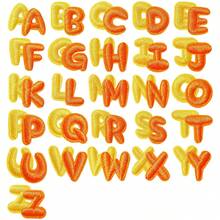 9/26/36/52 Mini Letters Patch, Cute And Mini, Is A High-Quality Auxiliary Material For DIY Decorating Clothing, Can Be Sewn And Ironed, Full Of Creativity, Used For Clothing, Bags, Shoes, Hats Decoration - 彩色 - 查看 33