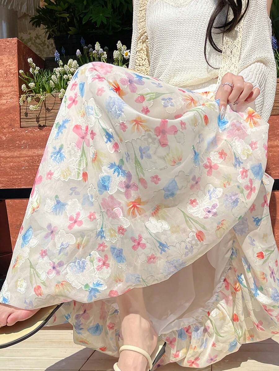 Women Skirts - 白色 - 查看 1