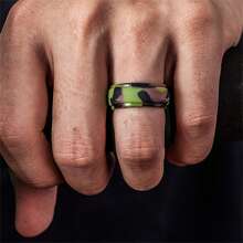 1/2/6 Anillo de boda de silicona cómodo - Flexible, adecuado para un estilo de vida activo