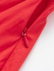 Top bustier casual y sencillo de unicolor para mujer