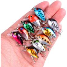 Fishing Lures Kit Mixed Including Minnow Popper Crank Baits With Hooks For Saltwater Freshwater Trout Bass Salmon Fishing - Item-E 56pcs - 查看 8