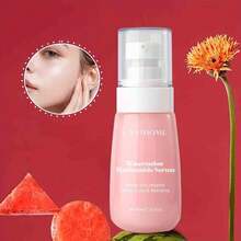 30ml/60ml Watermelon Niacinamide Facial Serum, Moisturizing, Firming, Brightening Skincare - Pink - View 3