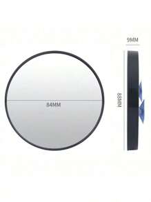 5x Magnification High Definition Suction Cup Makeup Mirror, Portable Round Wall Mounted Mirror For Blackhead Extraction And Pimple Popping - Black - View 8