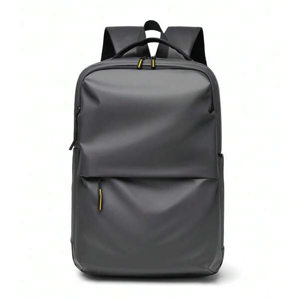 Rucksack für Männer: Business-Casual-Doppelriemenrucksack, Studenten-Schulranzen, schlicht und modern, wasserabweisend, Computertasche, großes Fassungsvermögen