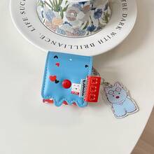 Cute Animal Sticker Style Earphone Protective Case With For AirPods 1/2/3/4/Pro/Pro 2 And WF-1000XM5 And Studio Buds/Buds+ And Sam Sung Buds3/Buds 3 Pro And HUA WEI FreeBuds 4/4E/5/5i/6/6i/SE2/SE3/Pro2/Pro2+/Pro3/Pro4/FreeClip Earphone