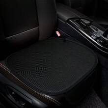 Coussin de siège de voiture une place, coussin respirant universel en soie de glace toutes saisons avec poches de rangement et anti-dérapant, convient pour la plupart des berlines, SUV et autres modèles. Coussin de siège avant de voiture d'été en soie de glace universel unique