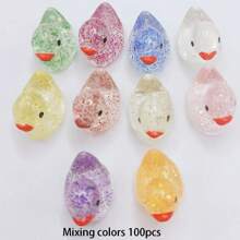 10/20 buc mini rățuște cu sclipici colorate, rățuște mici din rășină, pot fi ascunse figurine de animale din plastic, pentru casă de joacă în miniatură, peisaj, acvariu, decorare, cele mai bune cadouri, ziua de naștere, absolvire, decorare interioară, decorare cameră, decorare interioară