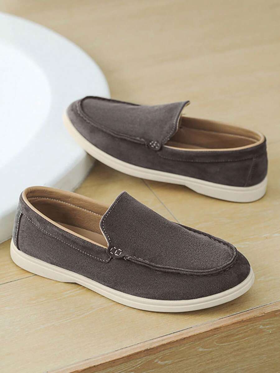 Salkin Mocassins mode homme, chaussures décontractées  de couleur unie, souples, confortables et respirantes, antidérapantes, plates, convenant pour le bureau, les fêtes, les mariages, grandes tailles, printemps/été/automne, plusieurs couleurs disponibles. Remarque : Taille petite, veuillez commander une taille au-dessus. Vieux argent