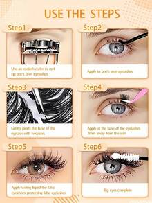 240 簇 30D+60D 豪华混合睫毛书 - 0.07 毫米厚度，D 形卷曲，8 毫米+10 毫米+12 毫米+14 毫米+16 毫米长度，天然俄罗斯睫毛，可重复使用和超薄肩带，打造惊艳外观，适合在各种场合佩戴，女友礼物