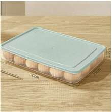 24槽鸡蛋收纳盒，冰箱食品容器，便携式野餐鸡蛋架，塑料鸡蛋盒