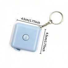 1.5M,Colorful Retractable Measuring Belt Keychain, Colored Plastic Measuring Belt, Portable Household Tools With Keychain, Suitable For Travel, Wearable, Can Be Hung On The Waist, Schoolbag And Other Places, Easy To Carry, Is The Best Choice For Gifts