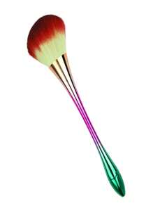 1 Stück Maniküre Staubpinsel mit schlankem Griff, Puder-Rouge Pinsel mit weichen Borsten, mit ABS-Kunststoffgriff, geruchlos für alle Hauttypen