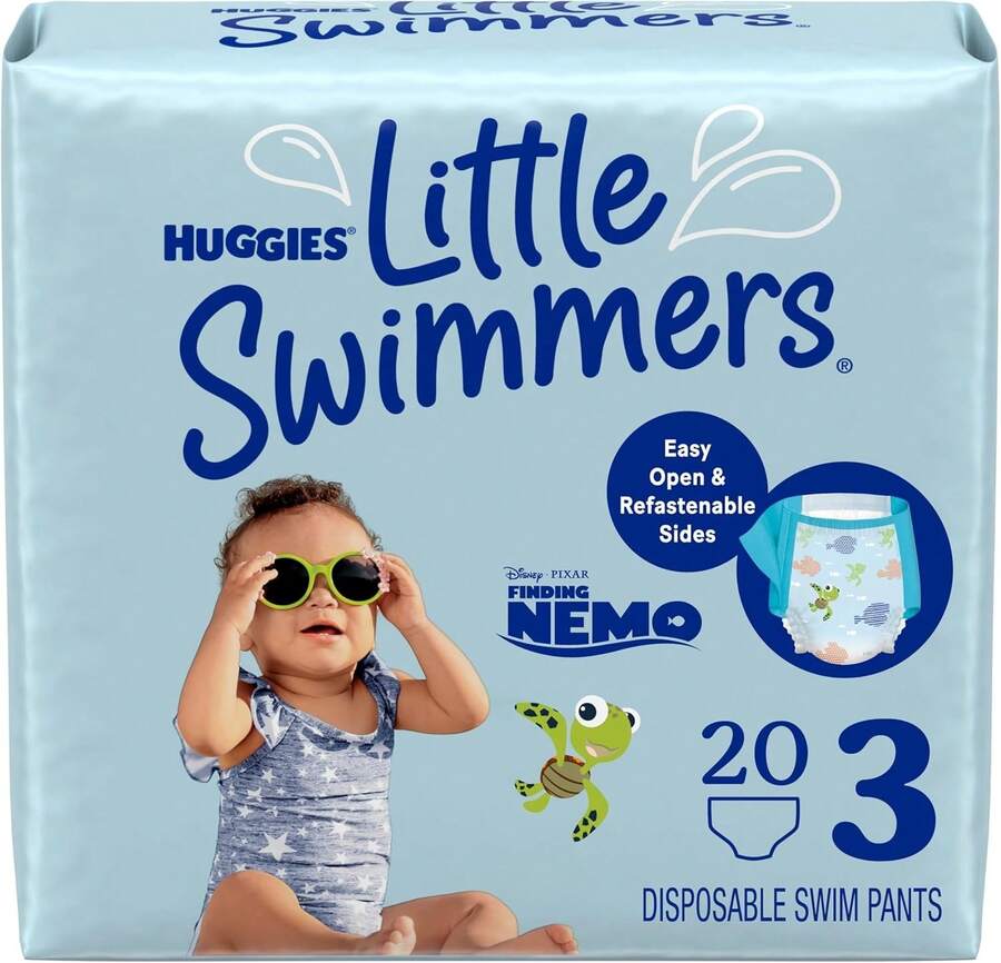 Huggies  Disposable Swim Diapers, Size 5-6 (32+ Lbs), 17 Ct - Small - View 1