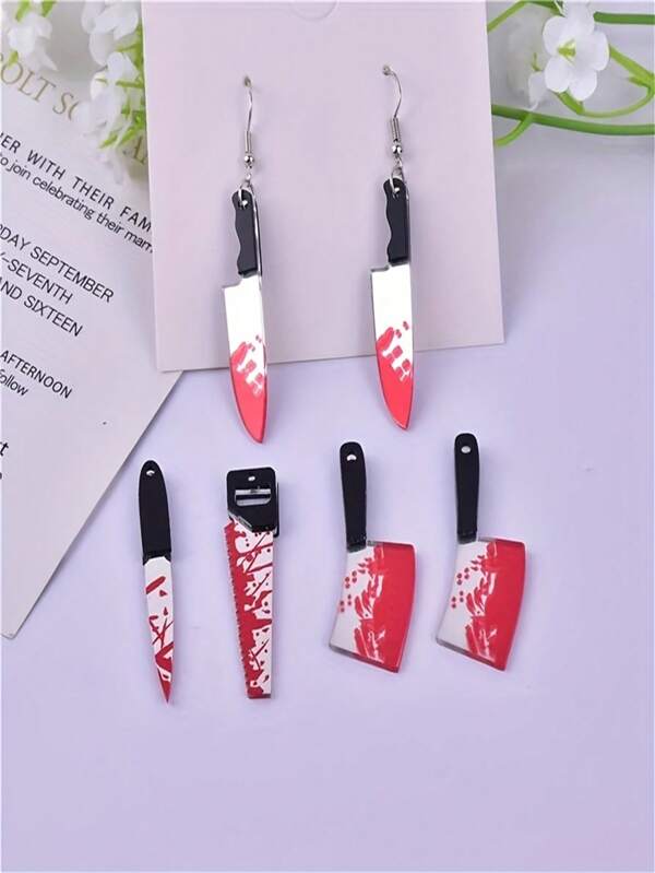 10 pièces Pendentifs acryliques drôles pour la création de bijoux + 10 pièces/20 pièces Crochets d'oreille. Articles inhabituels drôles. Pendentifs acryliques drôles pour la création de bijoux, boucles d'oreilles, colliers, accessoires