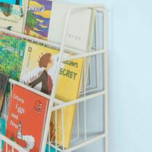 SoBuy 2 In 1: Bookshelf + Storage Chest Toy Chest Children's Bookshelf Magazine Rack Toy Storage Shelf KMB07-B - Turquoise - View 4