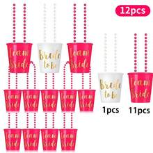 8/12/24 套 Ashot 玻璃杯，适用于新娘送礼会、婚礼派对和新娘行李，白色，也适用于订婚、新娘送礼会、葬礼、海娜彩绘派对、圣诞节、房间墙面装饰、圣诞装饰、饰品、礼物、花环、感恩节、家居装饰 - 彩色 - 查看 10