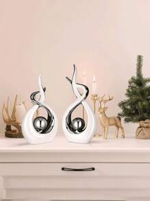 A Premium Luxurious Decorative Flame-Shaped Figurine, Suitable For Placing On TV Cabinets, Bar Cabinets, Or Bedside Tables As Decor Or As A Christmas/Anniversary Gift For Friends And Family