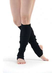 Leg Warmers & Socks For Women's Dance & Yoga - Open Toe & Heel - Eighty's 80s Ribbed Party & Sports Socks