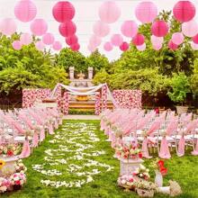 12pcs Colorful Paper Lantern Set, Assorted Colors Hanging Paper Lanterns For Birthday Party, Wedding, Decoration Background, DIY Combination