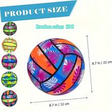 3 Stücke/1 Stück Hawaii-Stil aufblasbare Beachvolleybälle - langanhaltend PVC schwimmende Wasservolleybälle für Pool & Strand, einfach aufzublasen, leuchtende gemischte Farben, Sommer Outdoor-Sport Zubehör, Strand Accessoires, Pool Freizeit, dynamisches Design, einfaches Aufpumpen