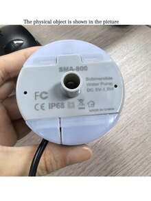 Bomba de fuente de agua para gatos, bomba de fuente de agua para mascotas, repuesto de bomba sumergible SMA-800, bomba de fuente compatible con fuente de acero inoxidable para mascotas (SMA-800) - Multicolor - Ver 8