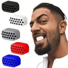 1pc Chin Exerciser, Facial Muscle Trainer, Silicone Chewing Exerciser,Silicone Chewing Exerciser Jawline Sculpting Fitness Ball Enhance Facial Muscles Reduce Double Chin With Facial Jaw Exerciser Gym Ball,Beauty,Skin Care Products,Spa,Self Care,Skin Care Tools,Face Care,Esthetician Supplies,Massage,Face Massage Tool,Face Roller